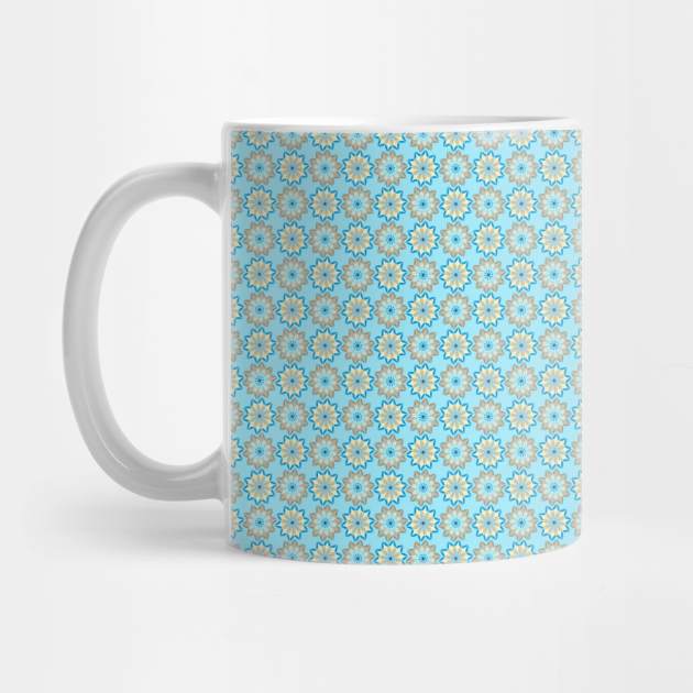 Light Blue Floral Pattern by FloralPatterns